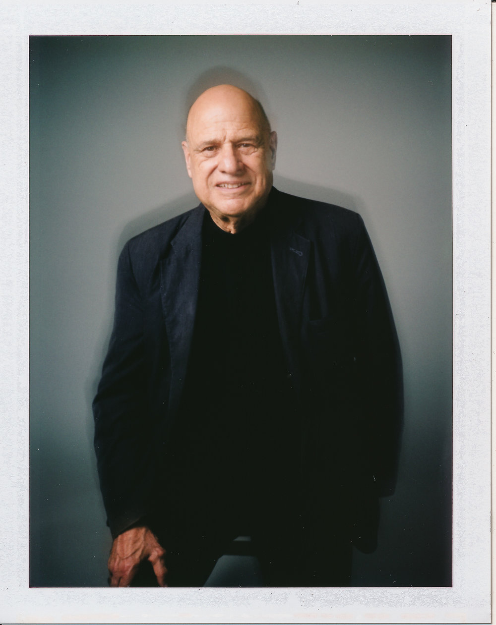 Double exposure Polaroid portrait of Rev. Dr. Tony Campolo
