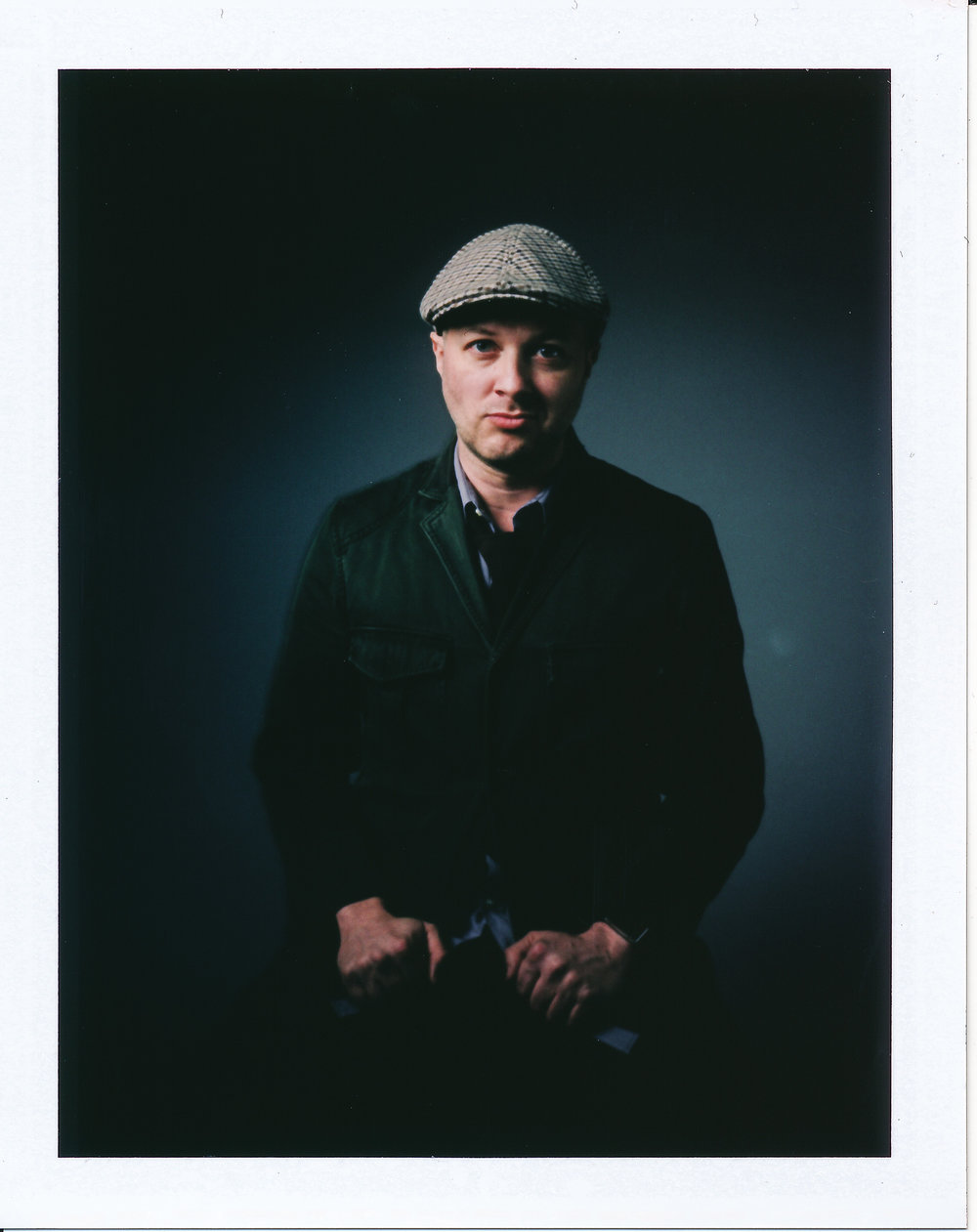Double exposure Polaroid portrait of Jimmy Spencer Jr.